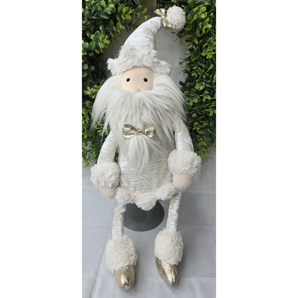 Jellycat Shimmer Santa Large 21" Gold  Metallic Christmas Plush Retired Rare HTF - Picture 10 of 14